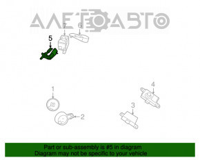 Концевик капота Jeep Compass 17-26