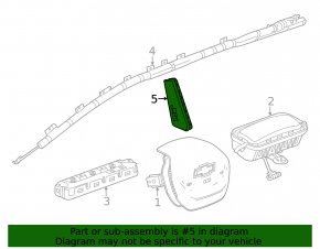 Airbag scaun față dreapta la Chevrolet Equinox EV 24-26