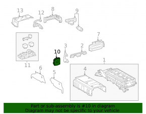 Sensor, Battery Voltage Lexus CT200h 11-17