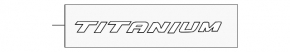 Эмблема надпись TITANIUM двери багажника Ford C-max MK2 13-18