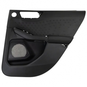 Panou ușă spate dreapta pentru Ford Escape MK4 20-22, sub tweeter, negru cu inserție din plastic negru, cotieră din plastic negru, cu mâner, zgâriat