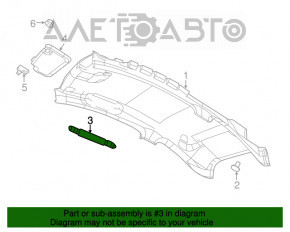 Ручка потолка левая Fiat 500 12-19