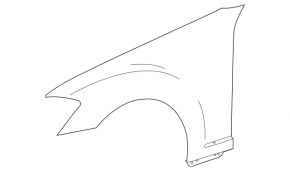 Крыло переднее правое Mercedes S-class W221