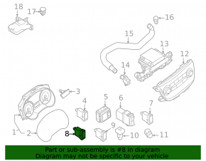Кнопка SPORT Nissan Sentra 13-19