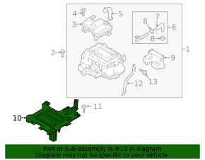 Suport invertor Kia Niro 17-22 HEV, PHEV