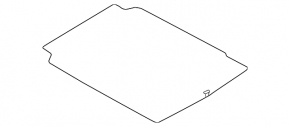 Capacul portbagajului BMW 5 F10 11-16