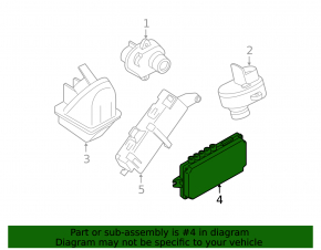Rear Camera Control Module BMW 3 F30 12-18