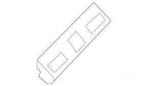 Clemă de montare ornament parbriz pentru Toyota Prius 50 16-22