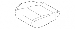 Scaun șofer Nissan Rogue 23-26 fără airbag, electric, piele neagră, construcție JP