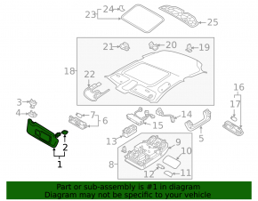 Козырек левый Audi A3 8V 15-16 4d черный, без крючка