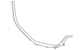 Молдинг решетки радиатора нижний Mazda CX-5 13-16