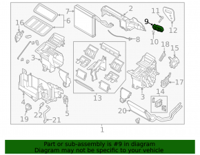 Клапан печки кондиционера Mazda 6 14-21