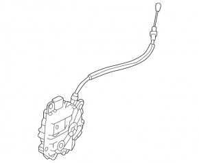 Actuator ușă stânga față pentru Land Rover Range Rover 22-25