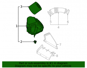 Корпус воздушного фильтра Audi S6 19-25 2.9