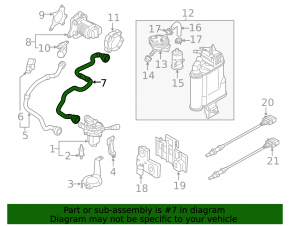 Conductă de ventilație carter pentru Audi A3 8V 15-20 pentru filtrare