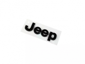 Эмблема надпись капота Jeep Compass 17-26 черная