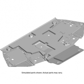 Protecție spate sub caroserie pentru Chevrolet Equinox EV 24-26
