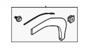 Ornament arc aripă spate dreapta Subaru Forester 25-26
