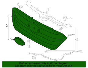 Grilă radiator Subaru Legacy 20-22 cromată