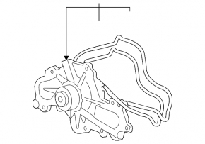 Помпа водяная Mazda CX-9 07-11 3.7