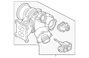 Турбина VW Tiguan 18-20 159к