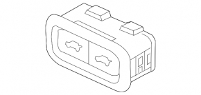 Buton de blocare a hayonului Polestar 2 21-