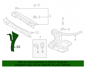 Планка замка капота Toyota Land Cruiser 24-26