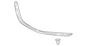 Уплотнитель капота Toyota C-HR 20-22 Turkey built