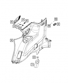 Розетка 115v Jeep Compass 17-23