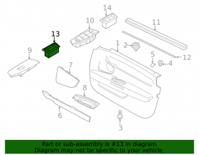 Кнопка закрытия крышки багажника BMW X3 G01 18-24