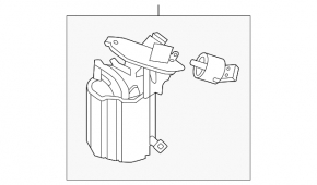 Pompă de combustibil, pompă de benzină Mercedes Clasa C W206 300 22-25 2.0