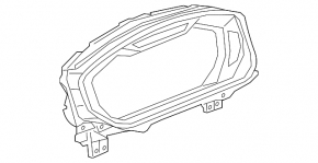 Tablou de bord Audi Q3 83A 22-25 94k, zgârieturi
