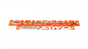 Эмблема SUBARU symmetrical AWD двери багажника Subaru Outback 15-19