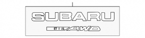 Эмблема AWD двери багажника Subaru Outback 15-19