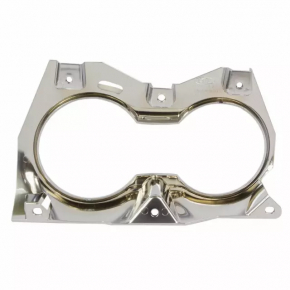 Накладка центральной консоли под подстаканники Ford Mustang mk6 17-23 хром