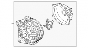 Генератор Audi A5 F5 18-20 2.0T 150A Denso