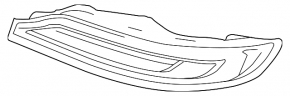 Фонарь левый Lincoln MKC 15-19