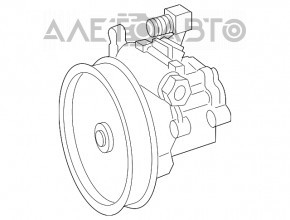 Насос ГУР гидроусилителя Mercedes W164 ML X164 GL W251 R 4matic