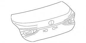 Крышка багажника Lexus ES 19-26