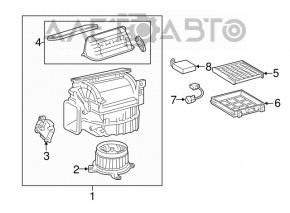 Компьютер управления кондиционером Lexus GS300 GS350 GS430 GS450h 06-08