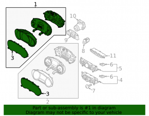 Щиток приборов Kia Soul 14-16 АКПП 71к
