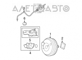 Вакуумный усилитель Mazda3 MPS 09-13
