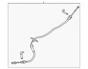 Трос коробки передач Ford Fusion mk5 13-16 1.5t, 1.6t