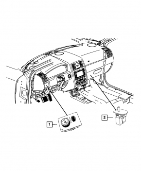 Управление светом Chrysler 300 11-14