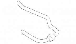 Furtun inferior sistem de răcire Audi Q7 16-19 3.0