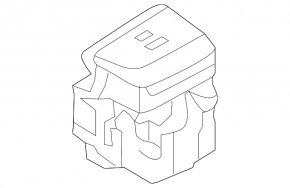 Кнопка паркинга Audi A3 8V 15-16 4d хром