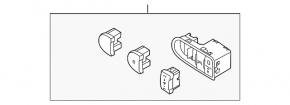 Блок кнопок Kia Forte 4d 14-16