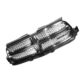 Решетка радиатора grill Dodge Durango 11-13 хром обрамления, хром сетка