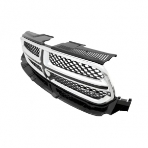 Решетка радиатора grill Dodge Durango 11-13 хром обрамления, хром сетка