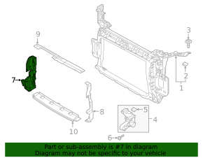 Deflector radiator dreapta Audi Q3 F3 19-25 2.0T